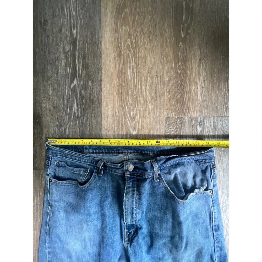 Levi's 505 Regular Fit Jeans Mens 38x30 Blue‎ Straight Leg Denim Pants